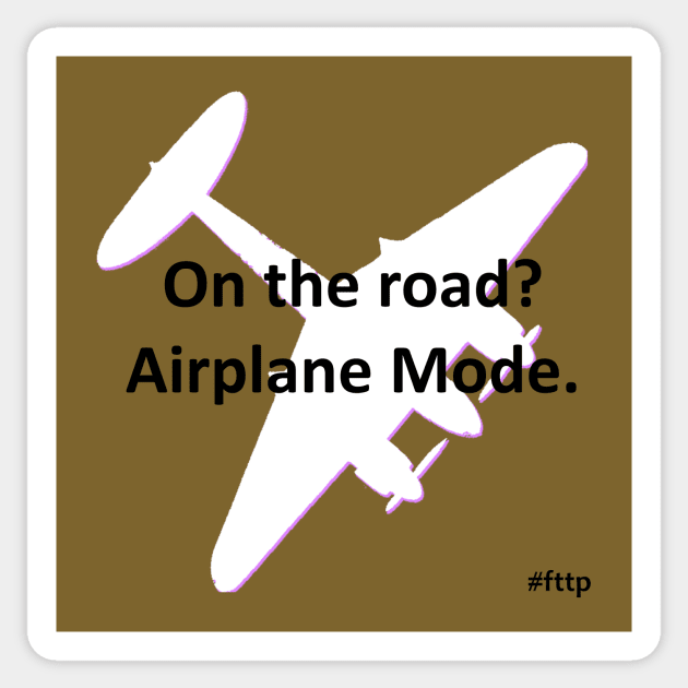 OTR - Airplane Mode Sticker by amigaboy